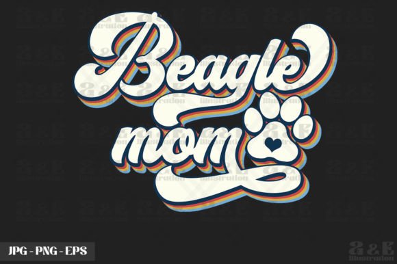 Cute Beagle Mom Dog Owner: A Designer’s Stitch Test