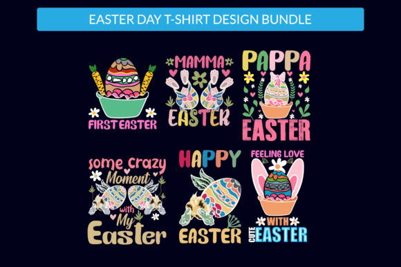 Easter T-shirt Design Bundle Vector Sets