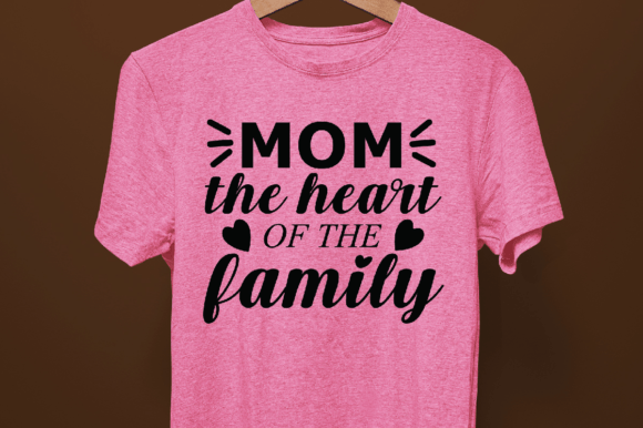 Mom the Heart of the Family-SVG: A Designer's Review